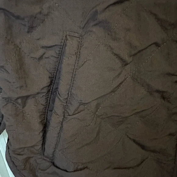 GAP Women's Chocolate Brown Puffer Jacket - Picture 3 of 6